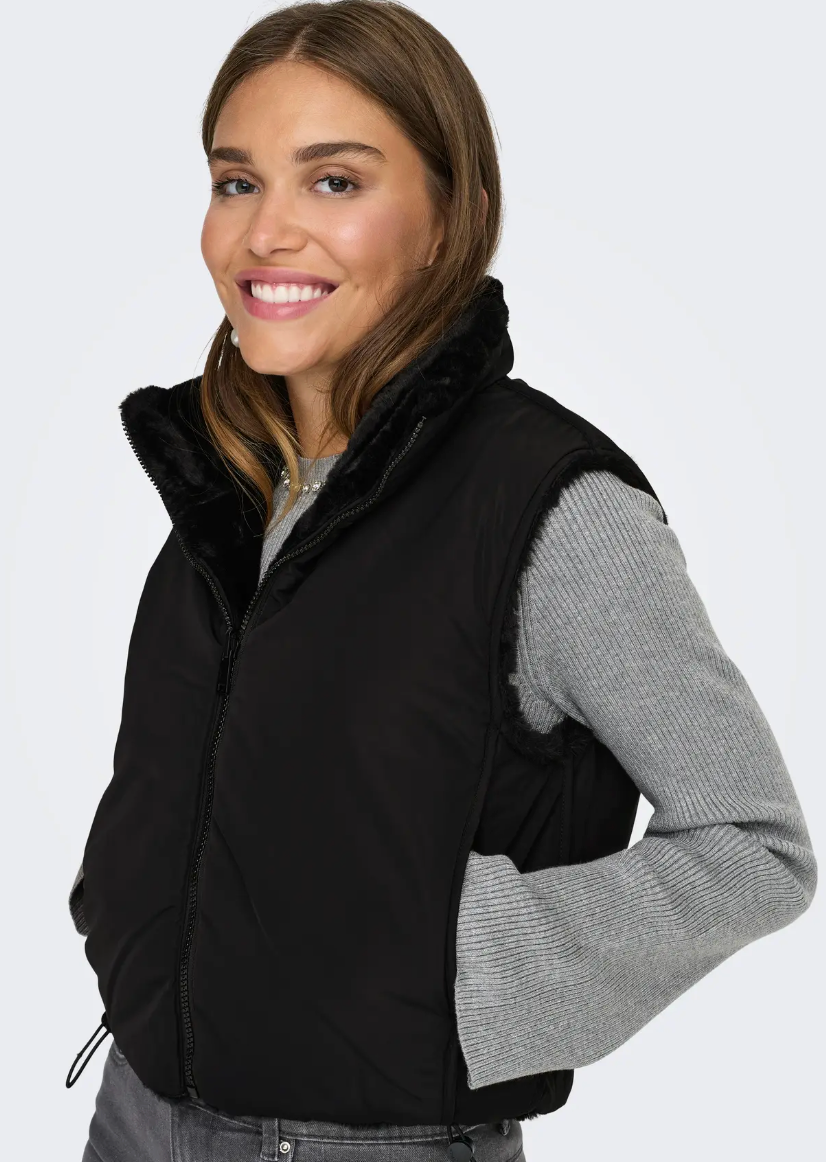 Only - Dana Faux Fur Vest
