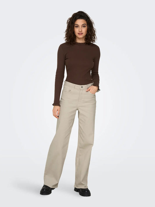 Only Juicy High Rise Wide Leg Jeans