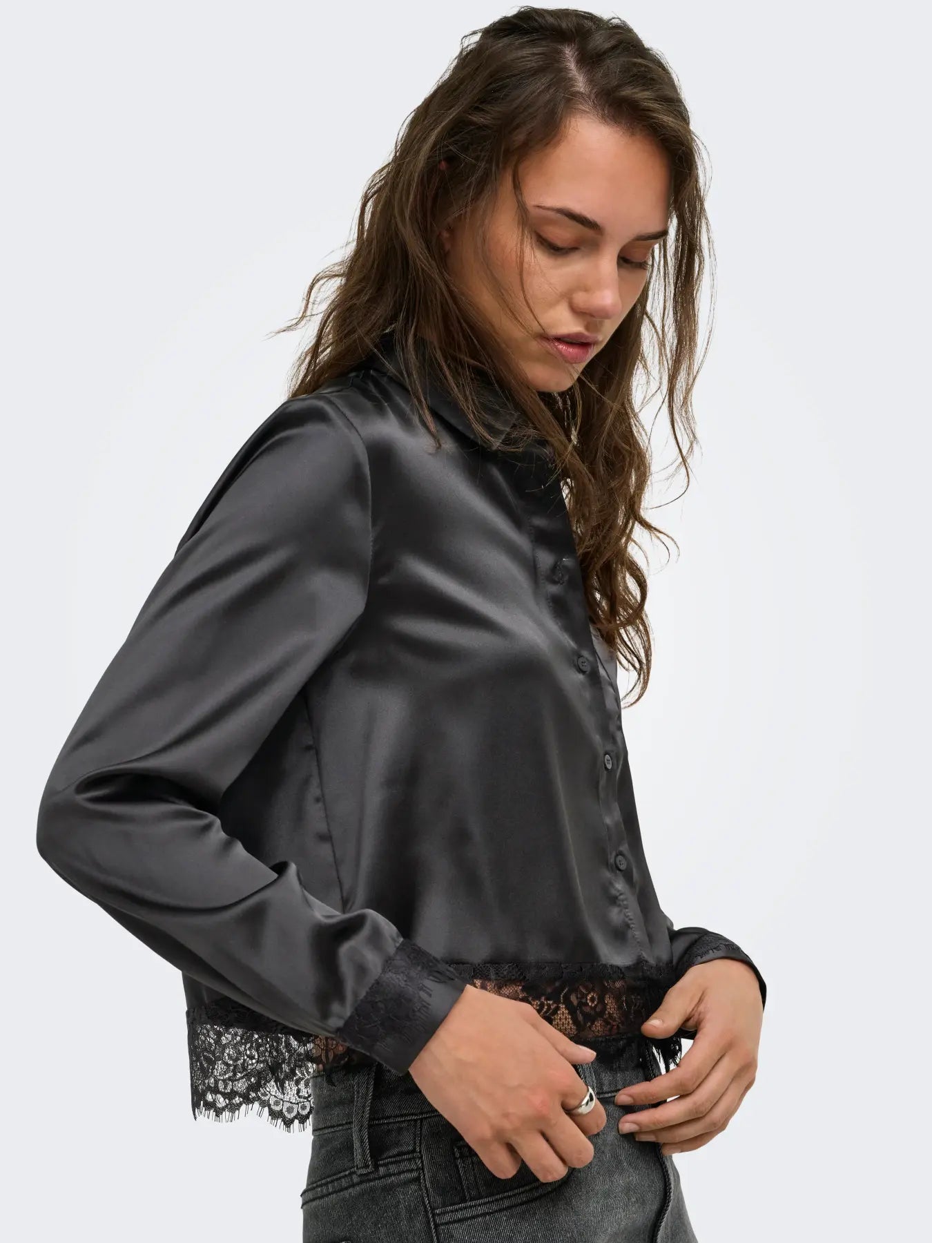 Only - Indona Satin Lace Blouse