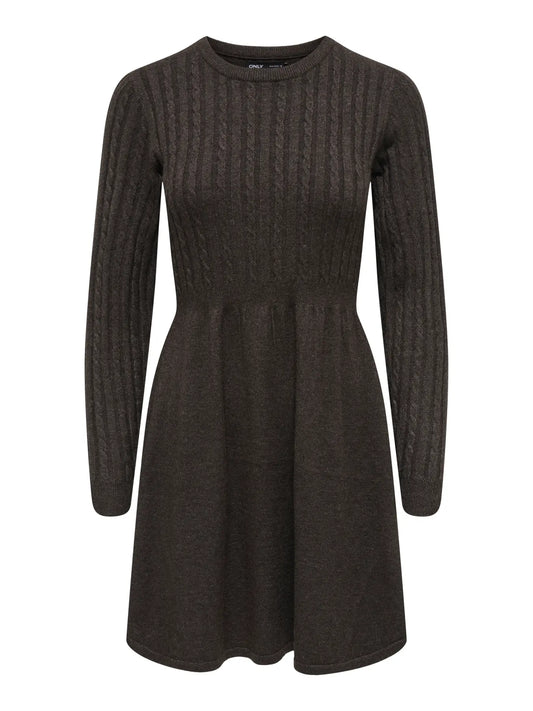 Only - Fia Cable Knit Sweater Dress