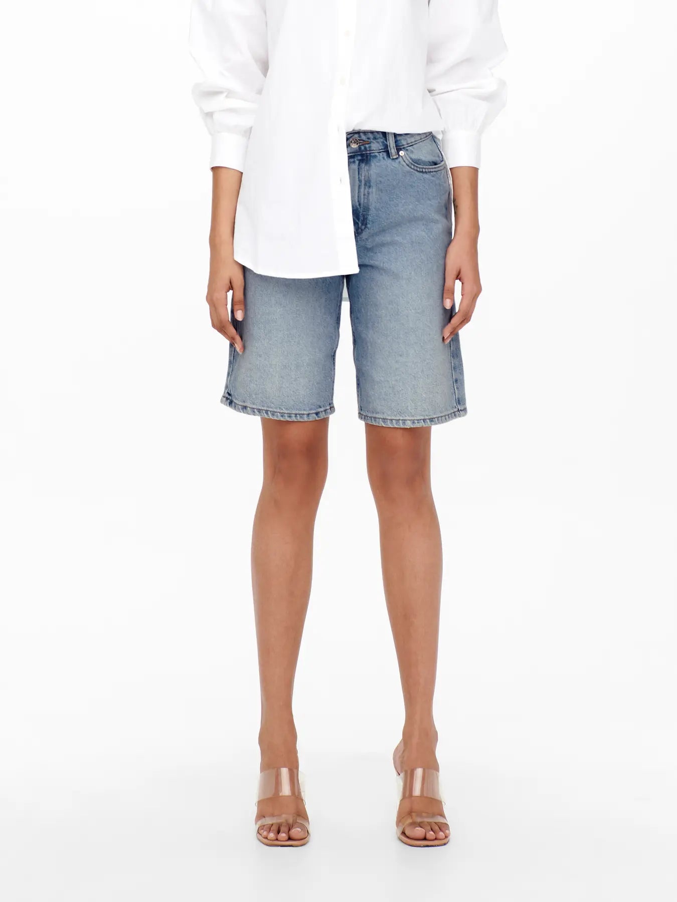 Only - Sonny Wide Leg Jean Shorts