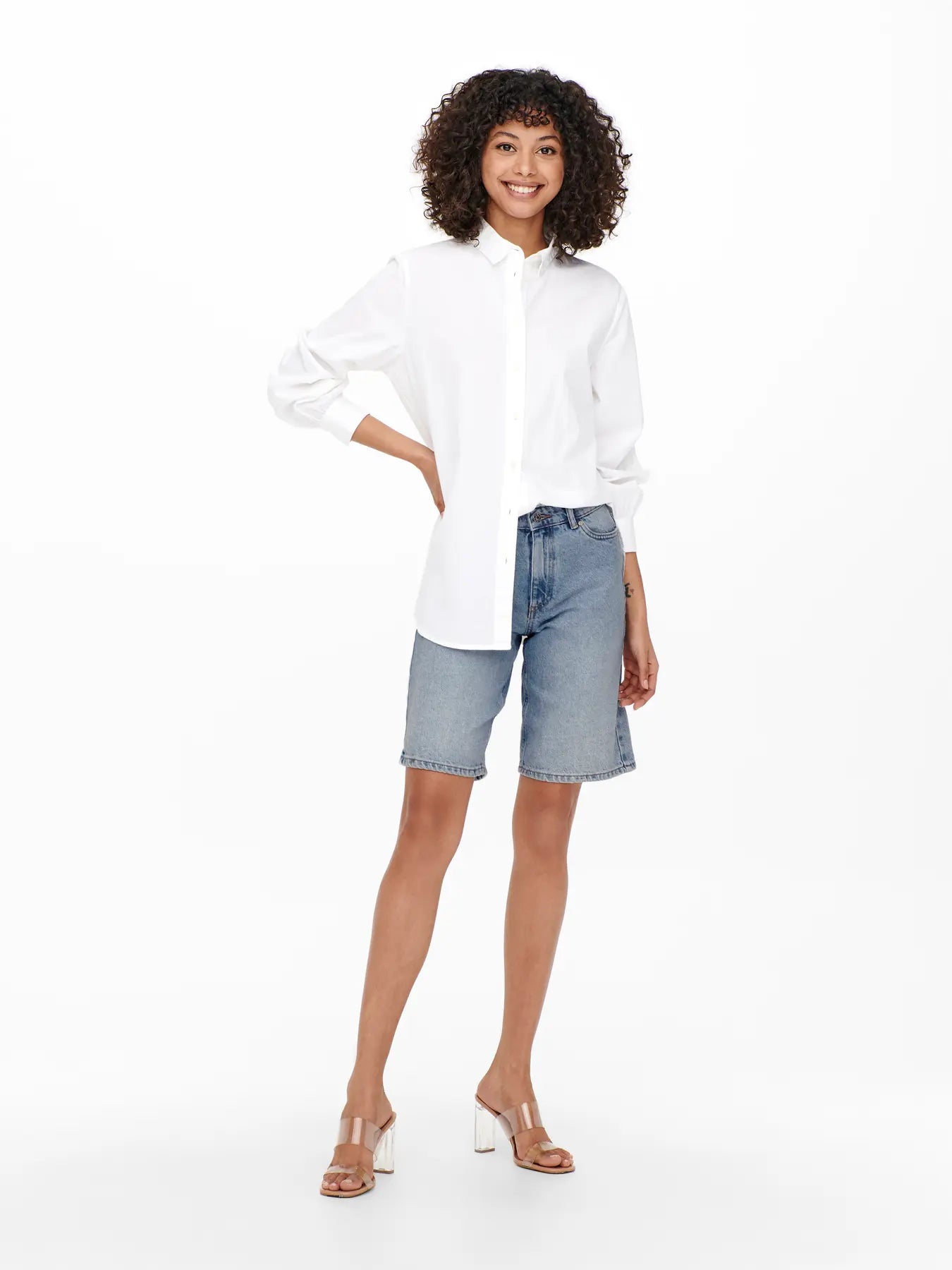 Only - Sonny Wide Leg Jean Shorts