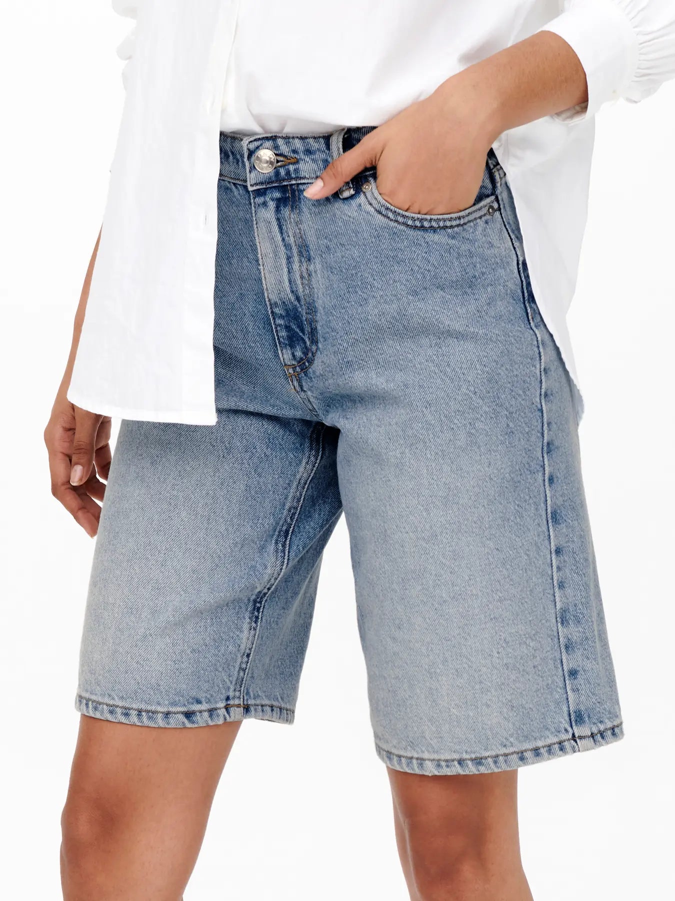 Only - Sonny Wide Leg Jean Shorts