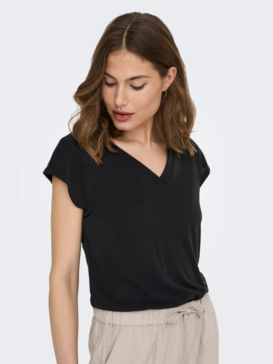 Only Free V-Neck Top