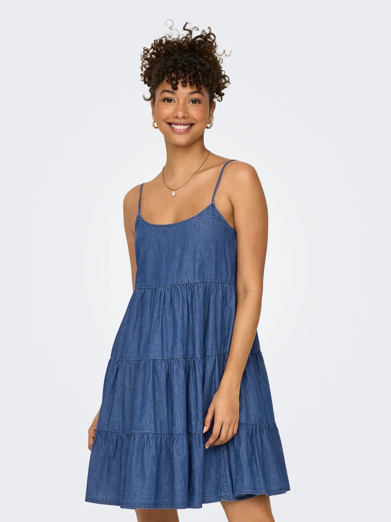 Only Thyra- Bea Slip Denim Dress