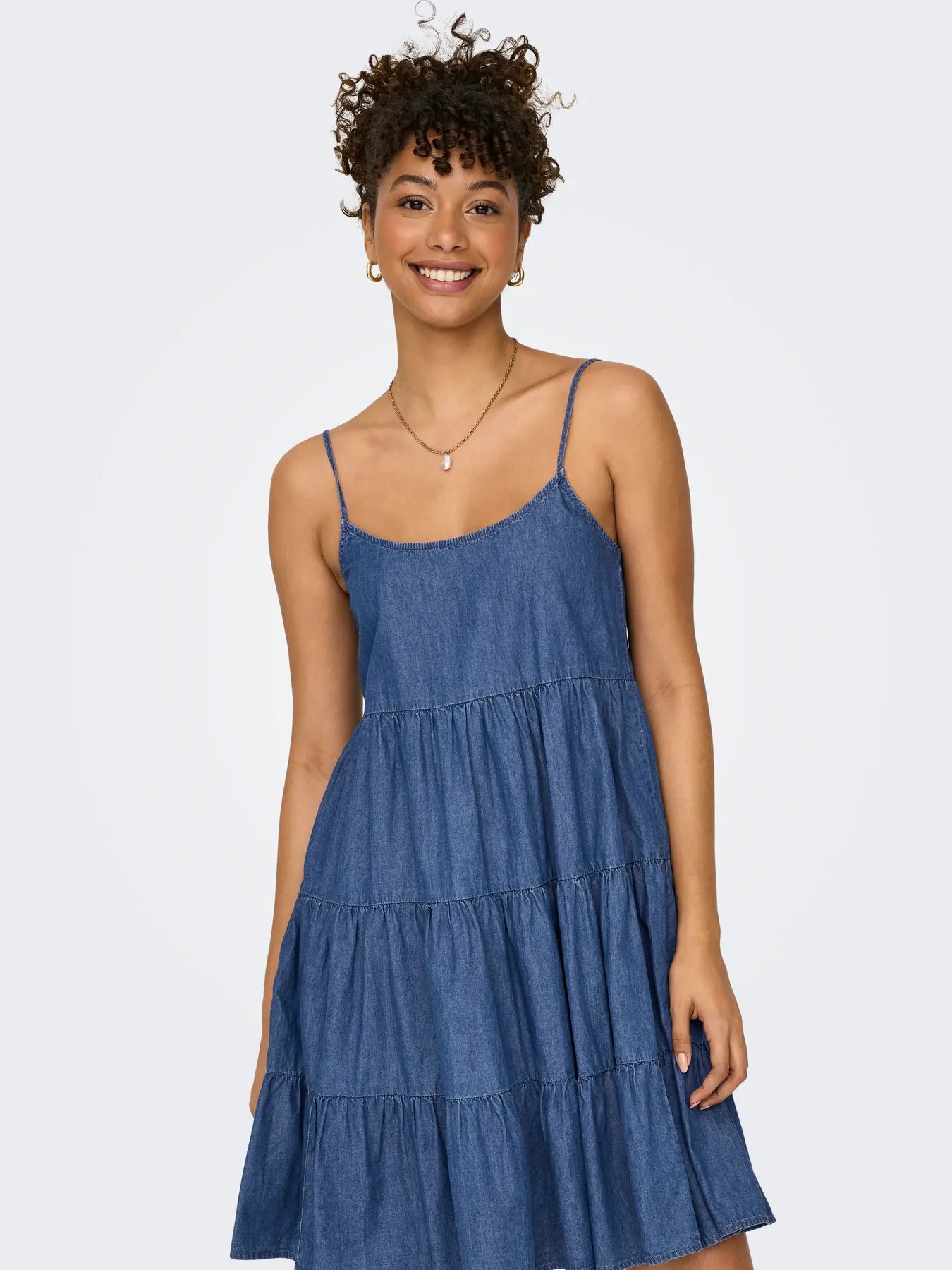 Only Thyra- Bea Slip Denim Dress