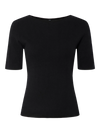 Pieces- Corina Short Sleeve Boatneck Knit Sweater