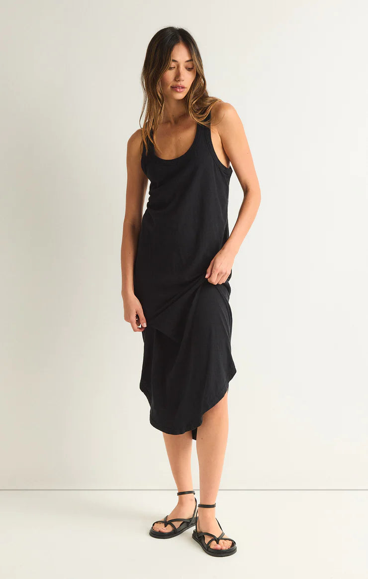 Z Supply Easy Going Cotton Slub Midi Dress