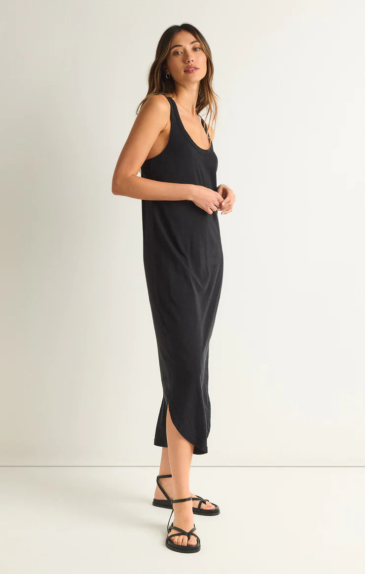 Z Supply Easy Going Cotton Slub Midi Dress