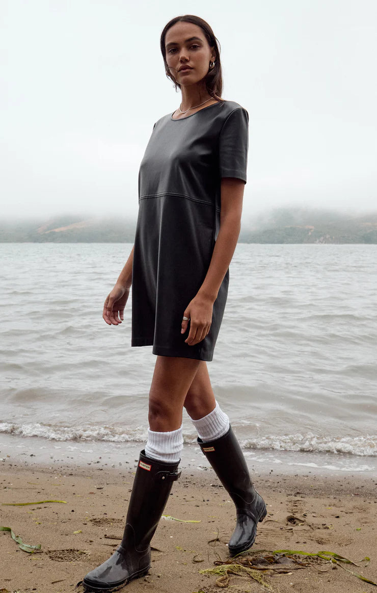 Z Supply - London Faux Leather Mini Dress