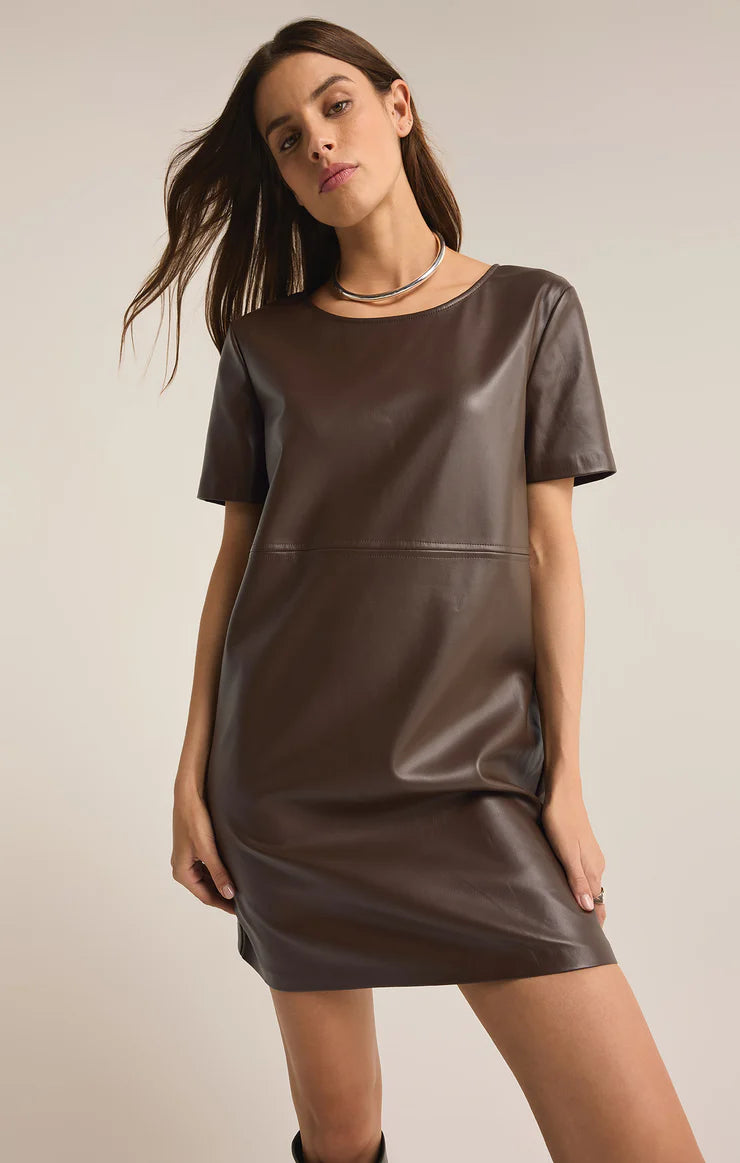 Z Supply - London Faux Leather Mini Dress