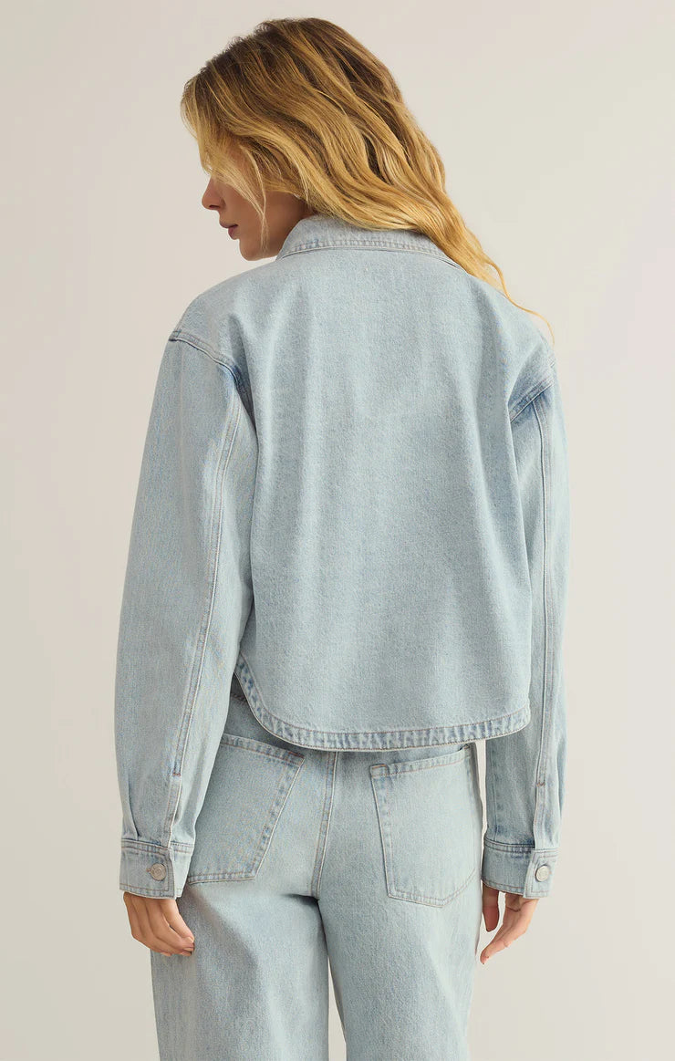 Z Supply - All Day Cropped Denim Jacket