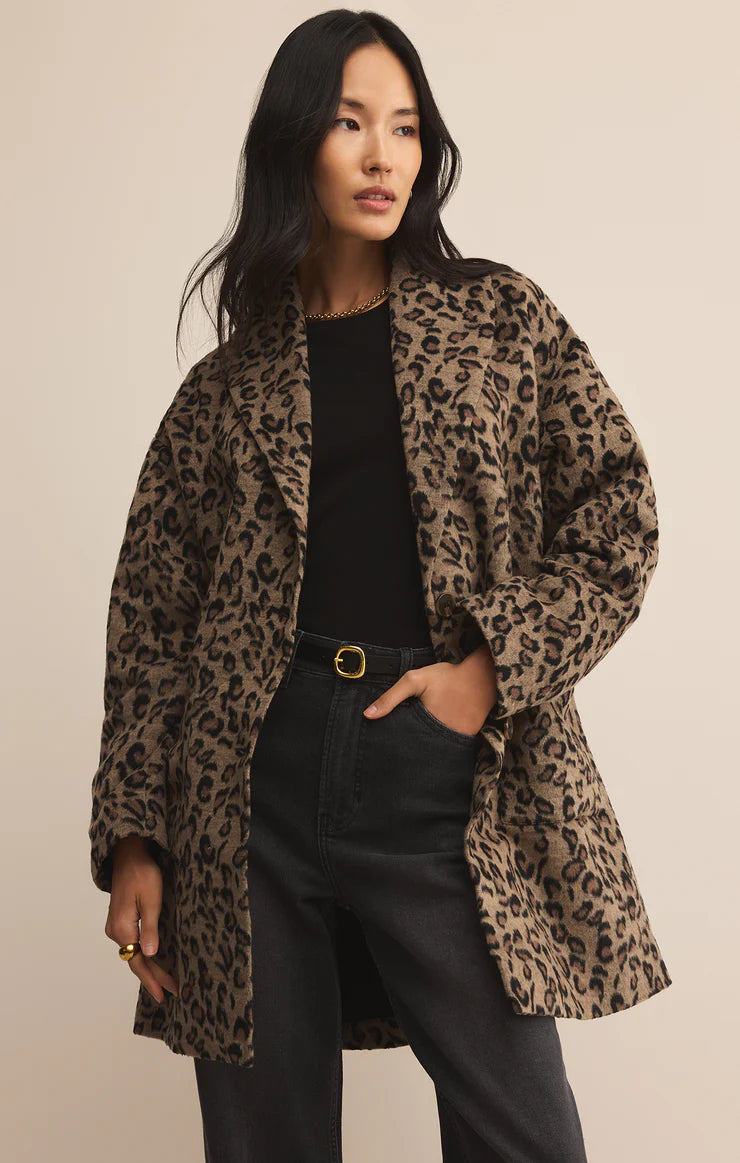 Z Supply - Lennon Animal Suede Coat
