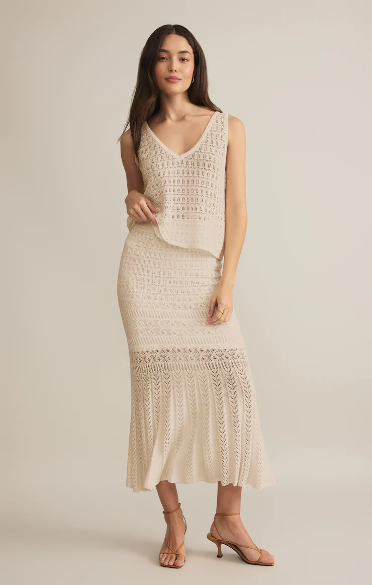 Z Supply - Soria Crochet Midi Skirt