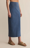 Z Supply - Gail Jersey Denim Midi Skirt
