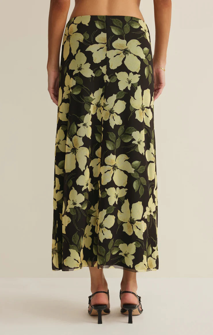 Z Supply - Eda Ren Floral Mesh Maxi Skirt