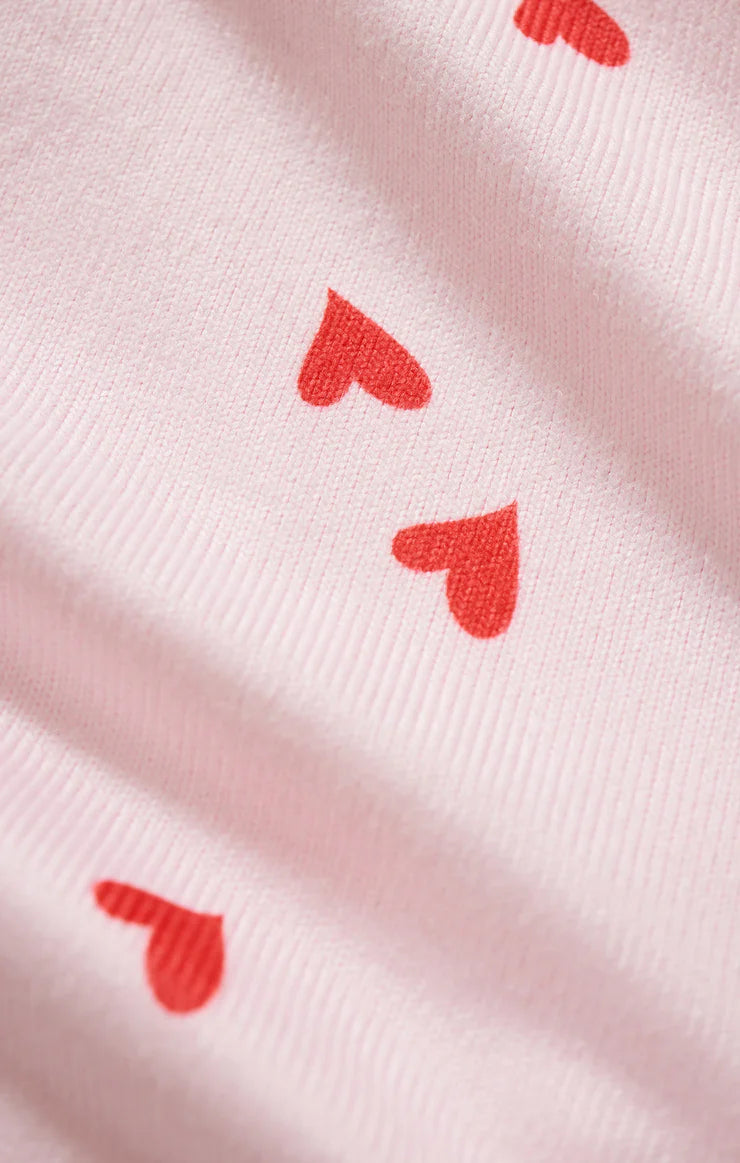 Z Supply- Mira Heart Lounge Top