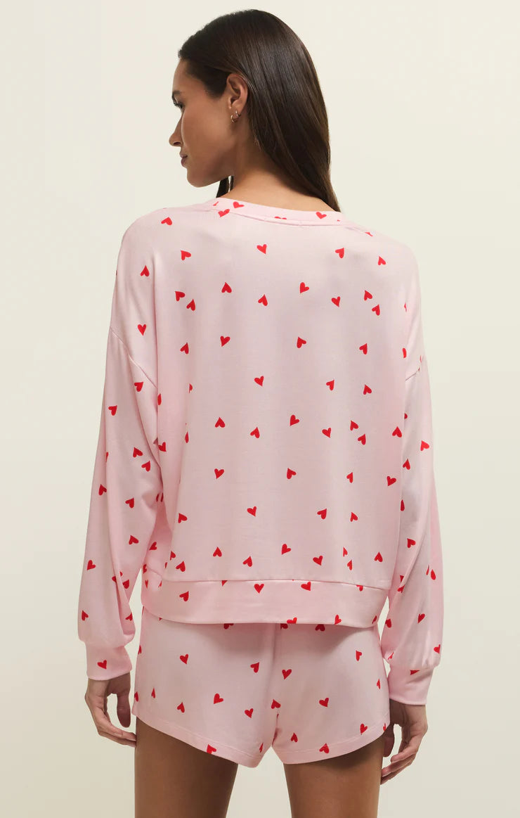 Z Supply- Mira Heart Lounge Top