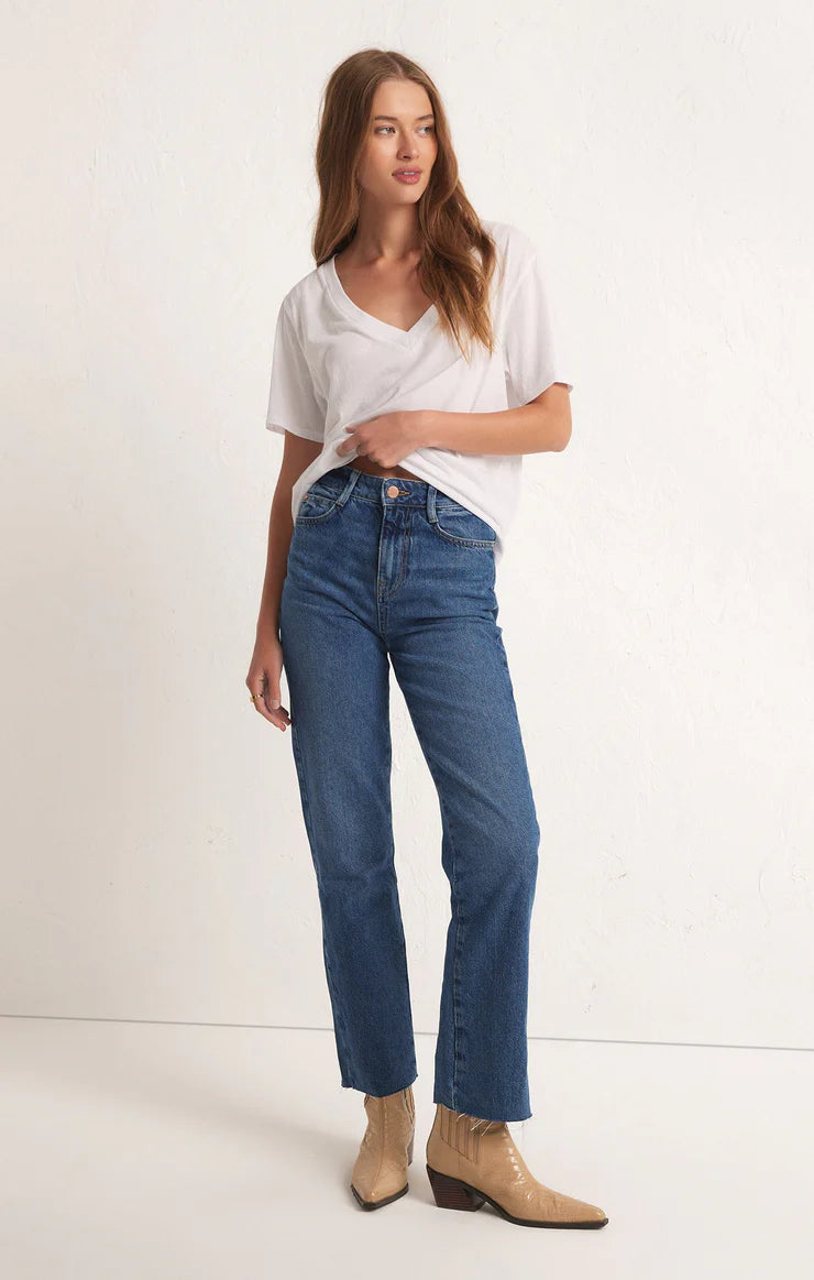 Z Supply- Girlfriend V-neck Tee