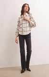 Z Supply- Overland Plaid Blouse