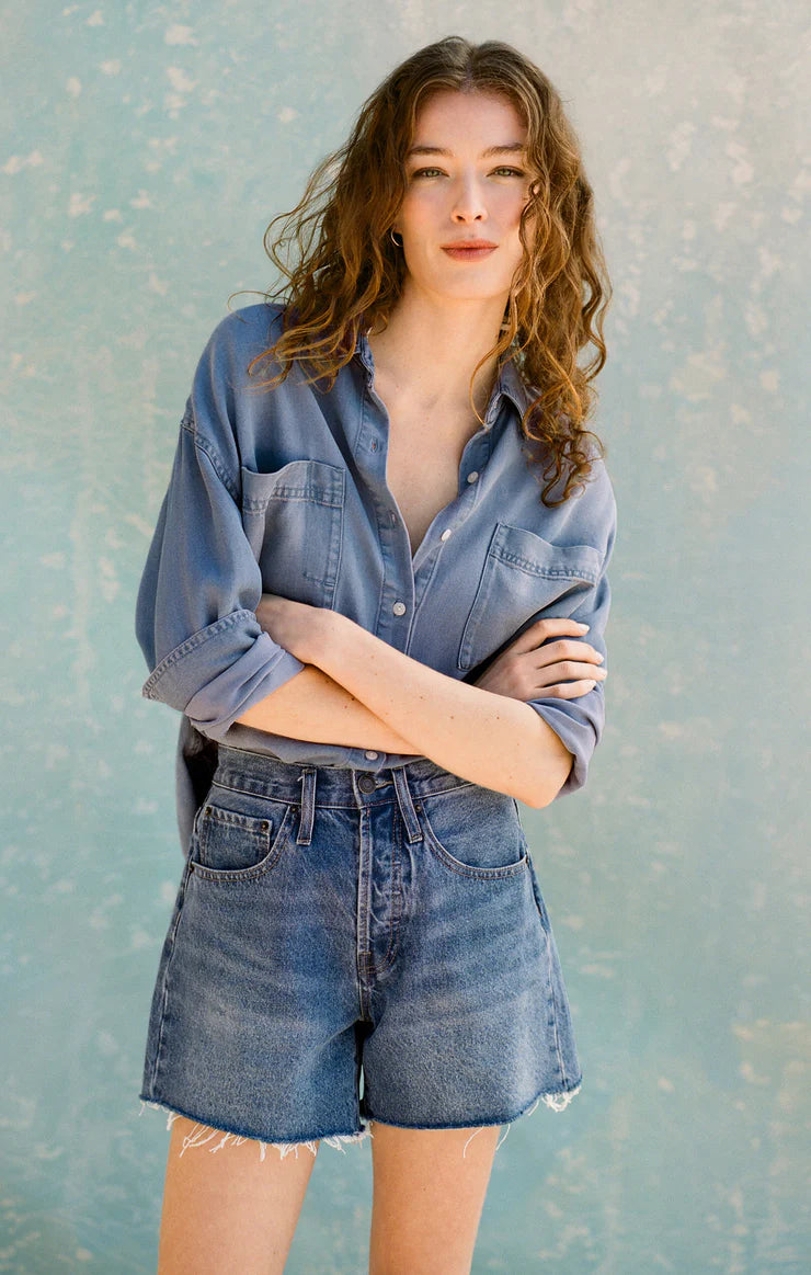 Z Supply - Colbie Chambray Top