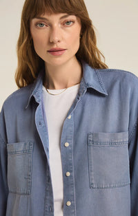 Z Supply - Colbie Chambray Top