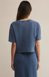 Z Supply- On the Go Jersey Denim Tee