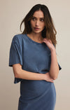 Z Supply- On the Go Jersey Denim Tee