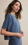 Z Supply- On the Go Jersey Denim Tee