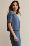 Z Supply- On the Go Jersey Denim Tee