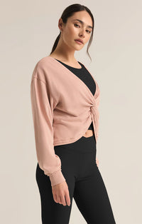 Z Supply- Reversible Twist Fleece Sweatshirt