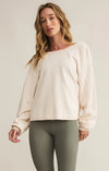 Z Supply- Reversible Twist Fleece Sweatshirt