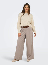 Only Elly Life Cable Knit Sweater