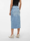 Vero Moda Veri High Rise Calf Denim Skirt