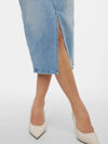 Vero Moda Veri High Rise Calf Denim Skirt