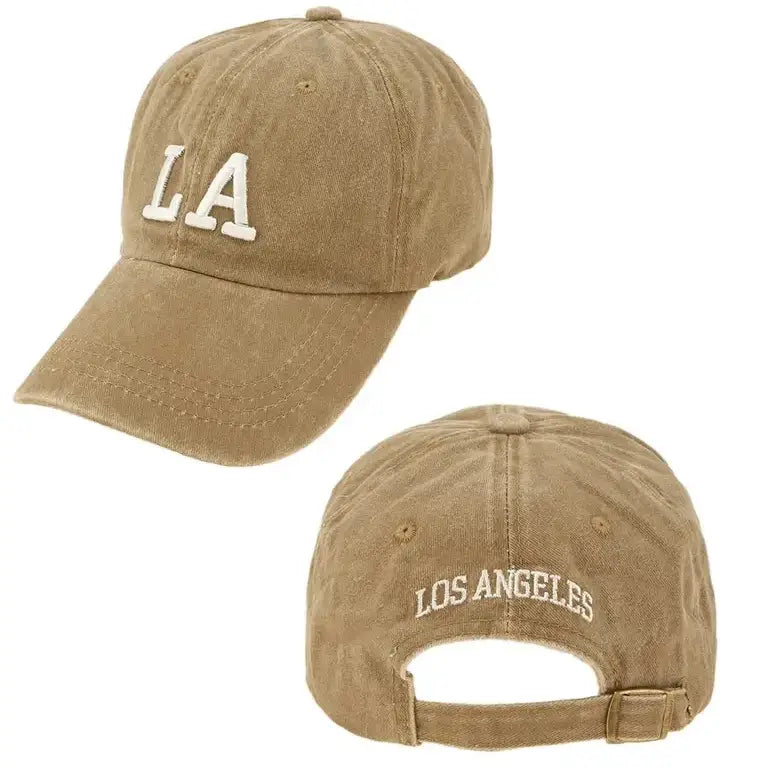 LA Embroidered Baseball Cap