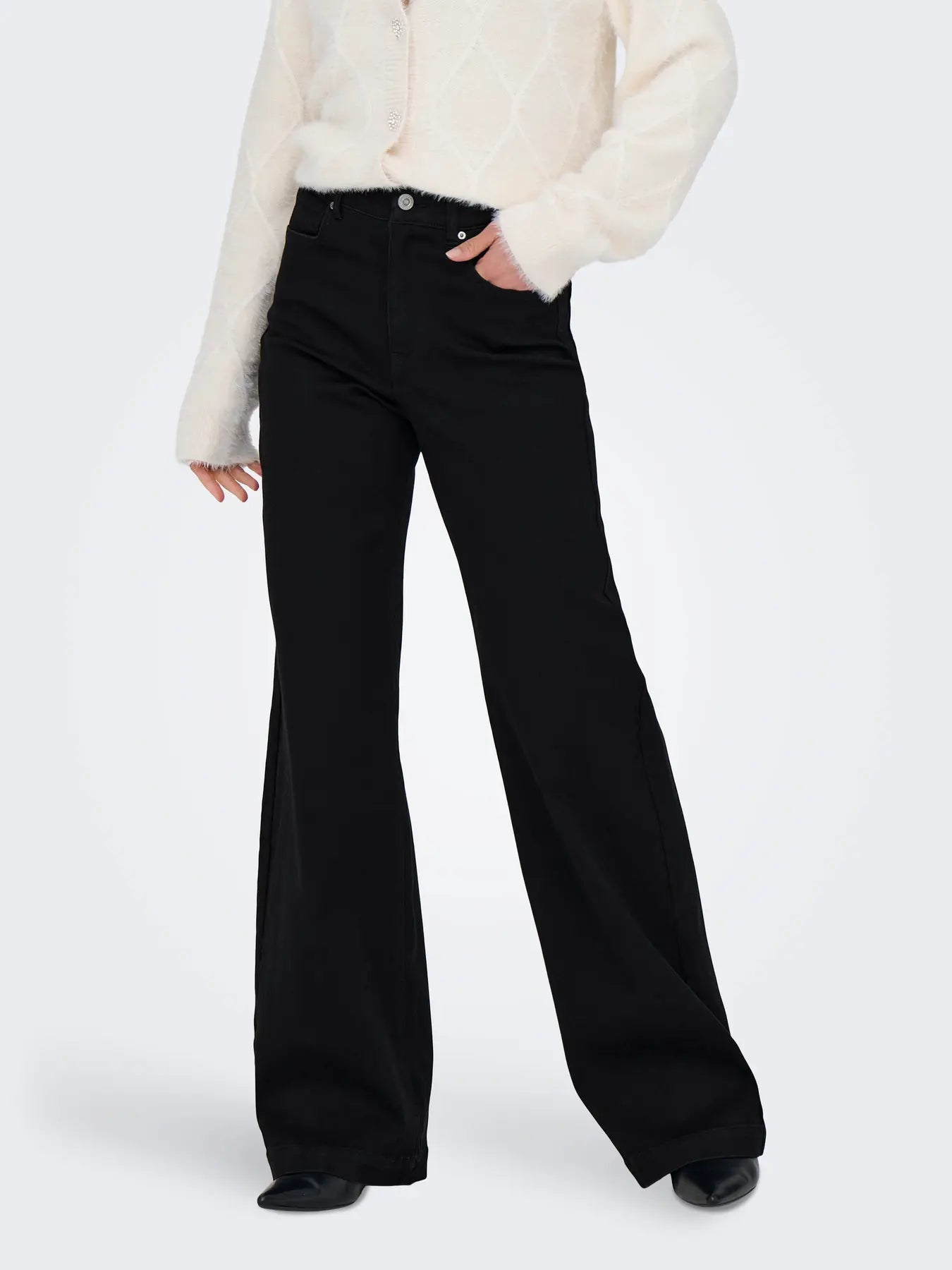 Only Madison Royal High Rise Wide Leg Jeans