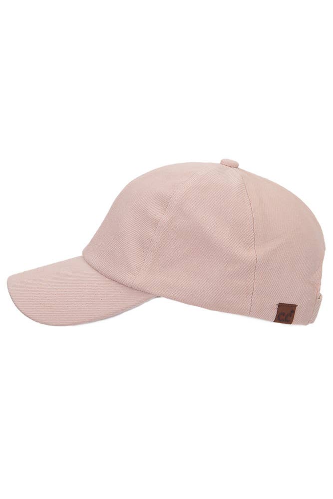 C.C Brushed Twill Baseball Cap
