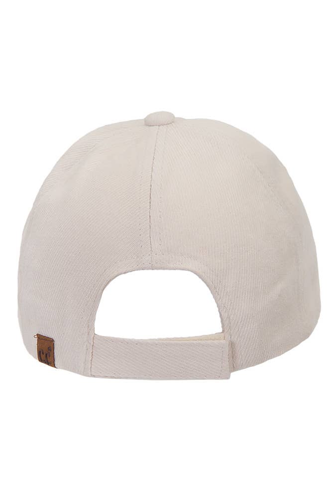 C.C Brushed Twill Baseball Cap