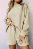 Trina Textured Loungewear Set