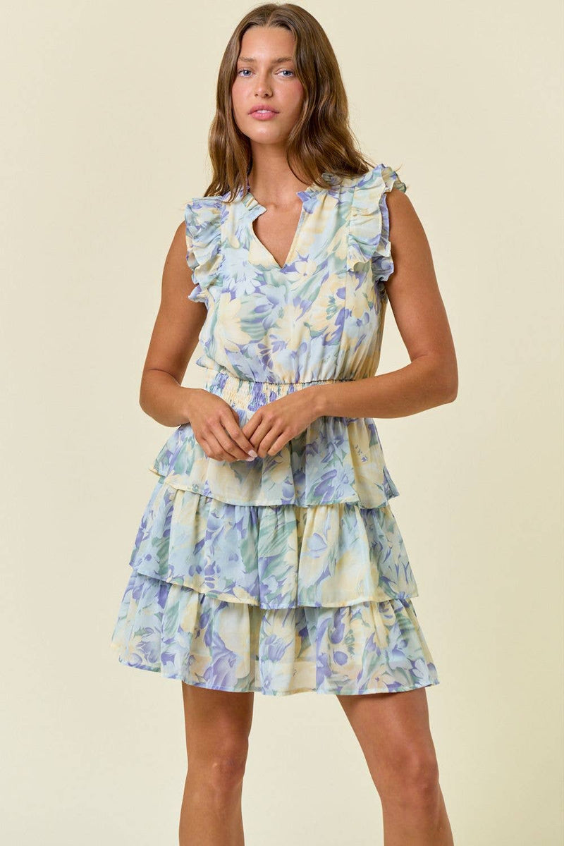 Stevie Floral Chiffon Dress
