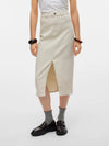 Vero Moda Veri High Rise Calf Denim Skirt