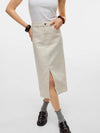 Vero Moda Veri High Rise Calf Denim Skirt