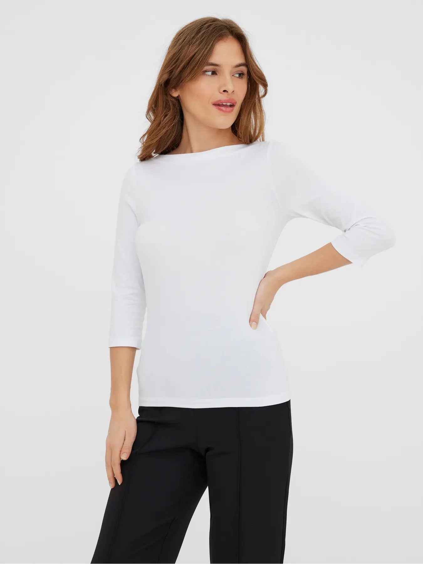 Vero Panda 3/4 Sleeve Top