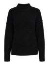 Niko Cropped O-Neck Knit Sweater