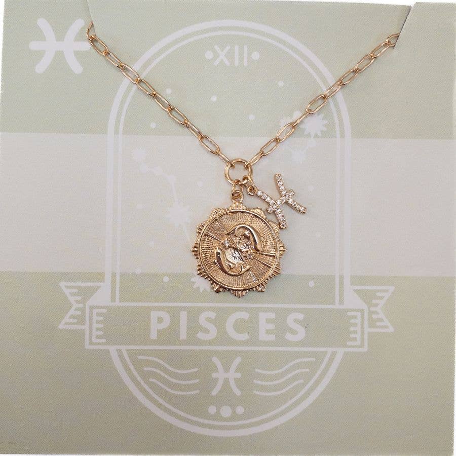 Zodiac Medallion Necklaces