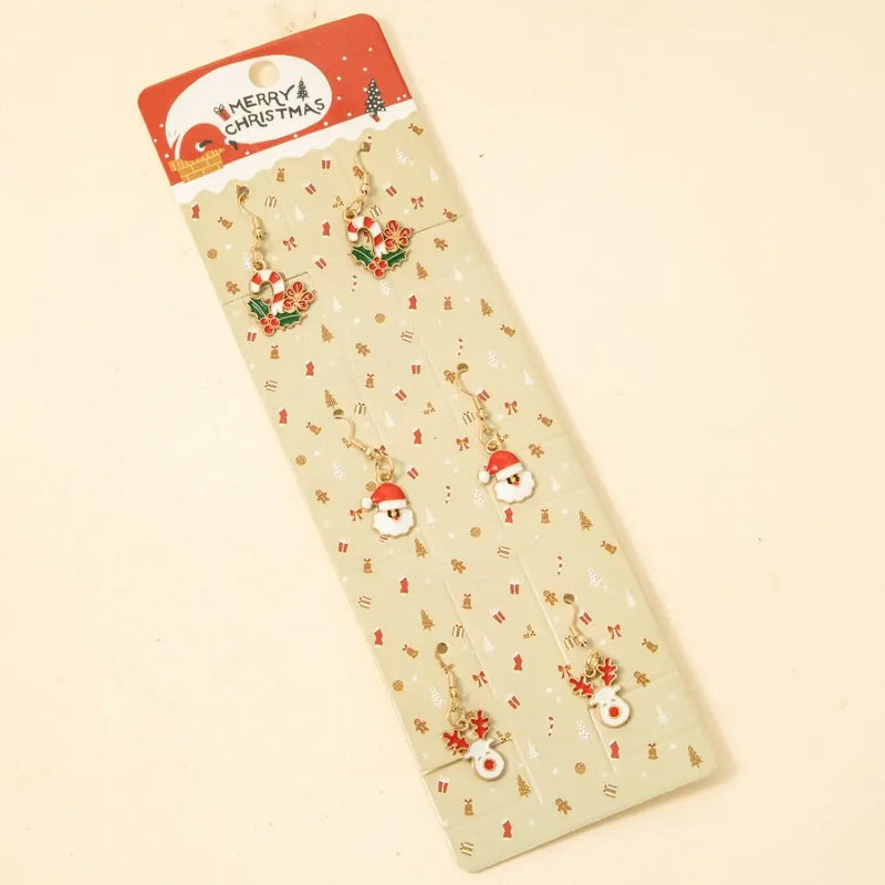 Christmas Earring 3 pair