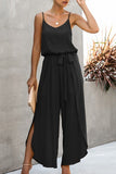 Stephanie Spaghetti Strap Wide Leg Jumpsuit