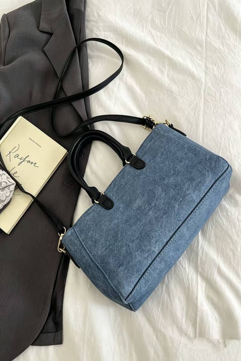 Denim Pocket Patch Tote Bag
