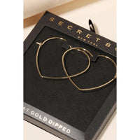 Heart Outline Earring